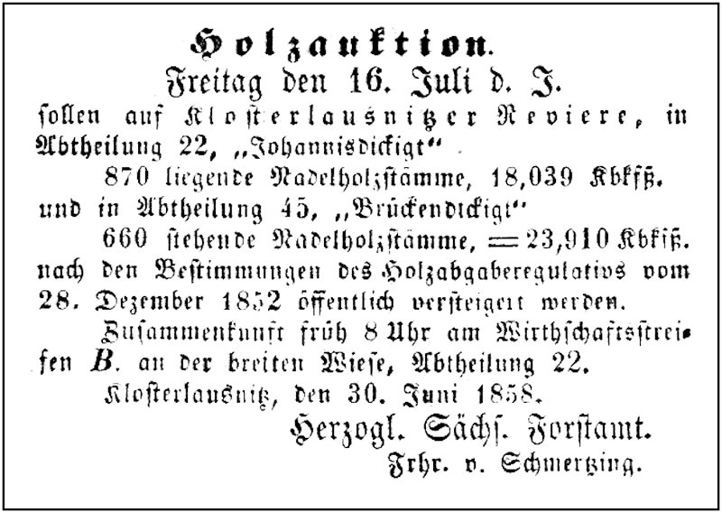 1858-06-30 Kl Holzauktion